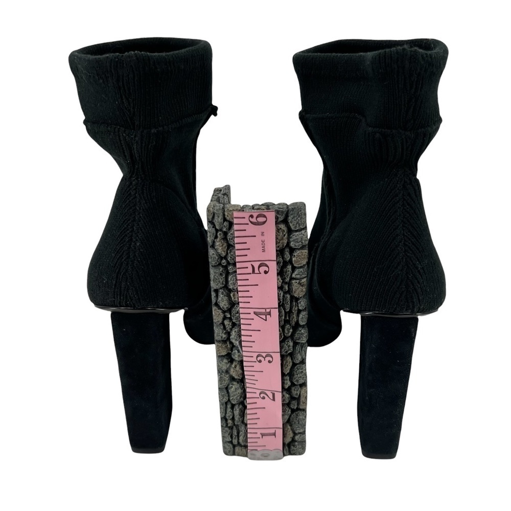 H By Halston Evelyn Black Pointed Toe Ankle Boots Size 7 Women's - Picture 5 of 6